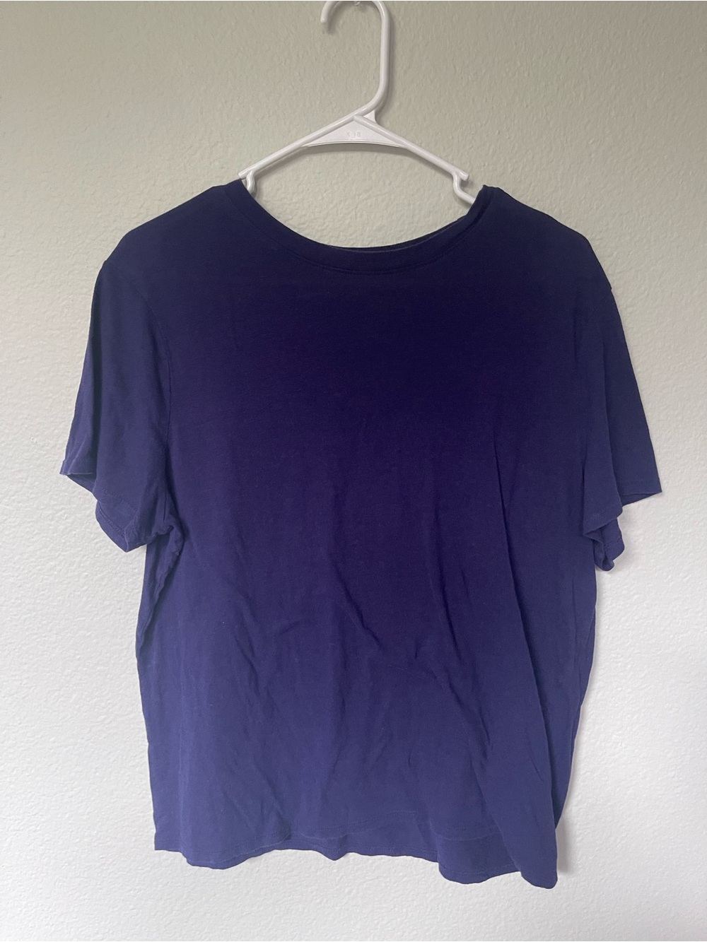 a. new day women top dark purple